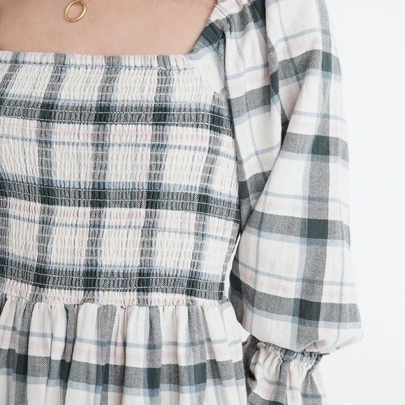 Madewell Smocked Dress - Picture 3 of 10